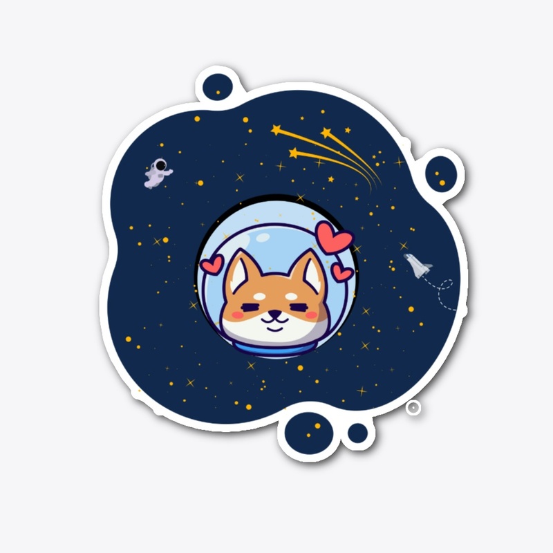Cute Space Corgi 
