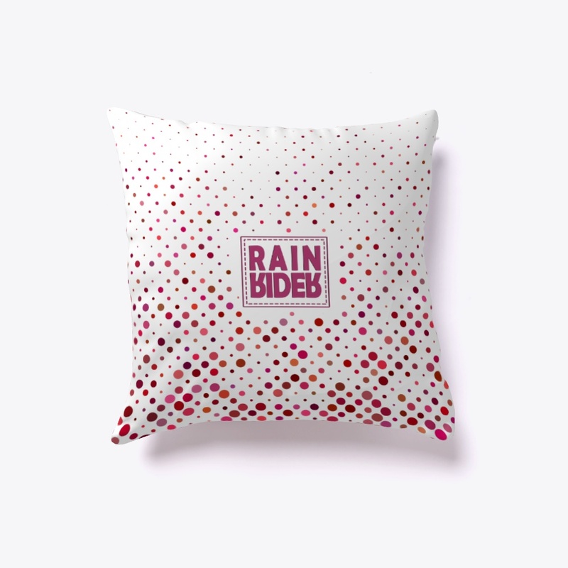 Fadeout Pink Polka Pillow