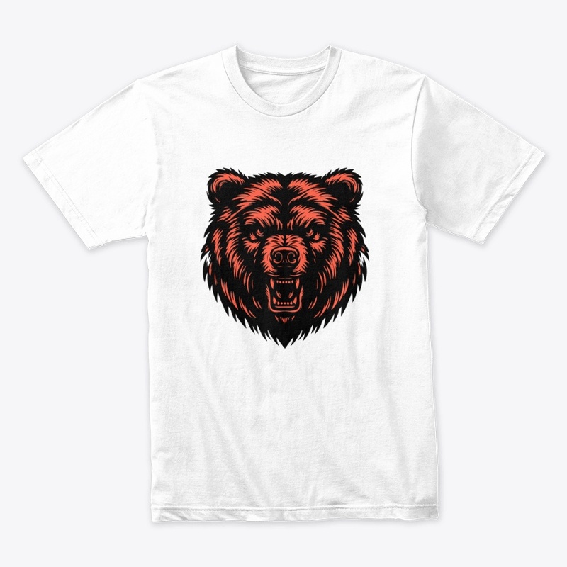 Fierce Bear Head Design