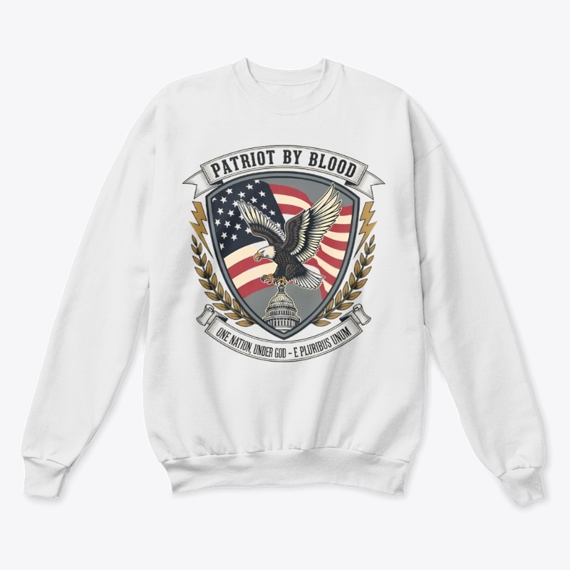 Patriotic by Blood Eagle Shield Design
