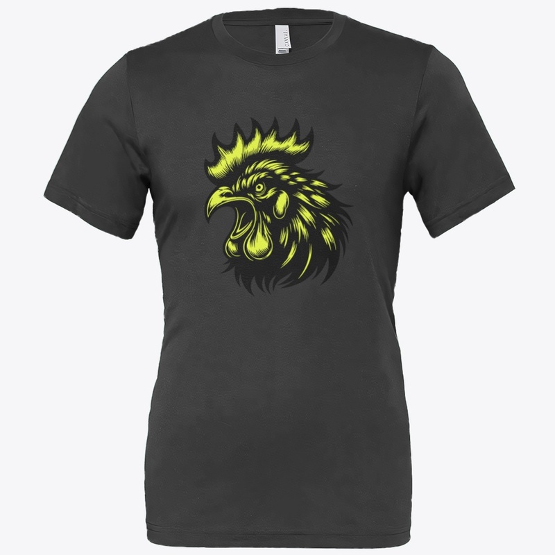 Striking Angry Chicken Graphic