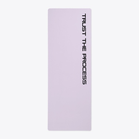 Anti Slip Yoga Mat Light Purple T-Shirt Front