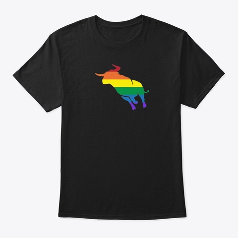Bh Pride Large Logo Black T-Shirt Front