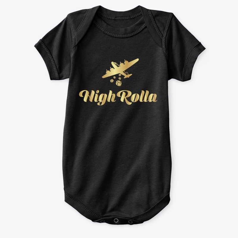 HighRolla Classic Gold Onesie