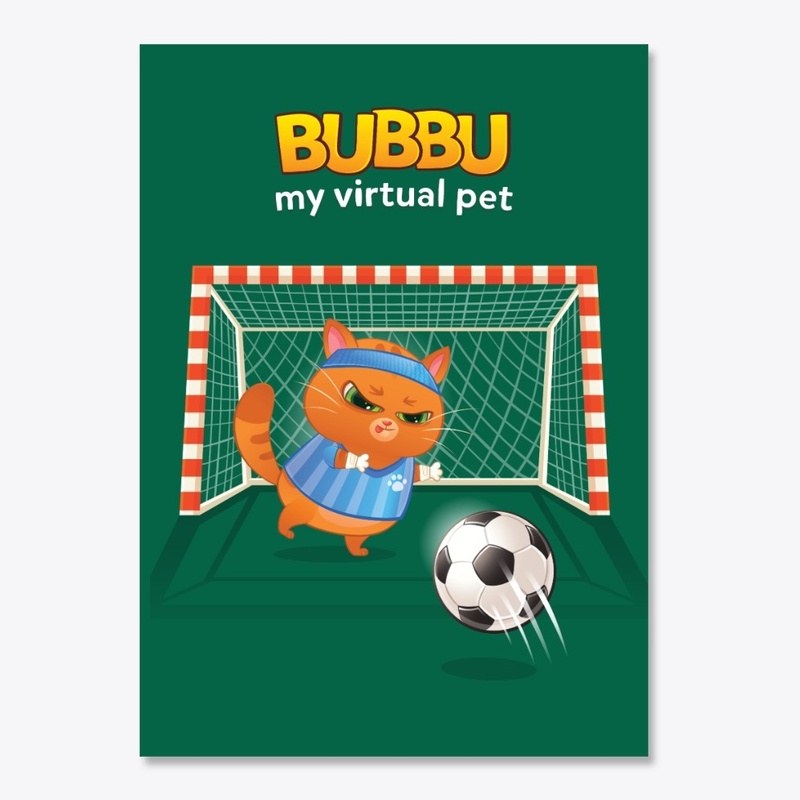 Bubbu playing football