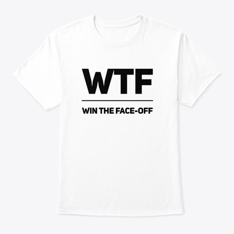 Wtf Win The Face Off White Kaos Front