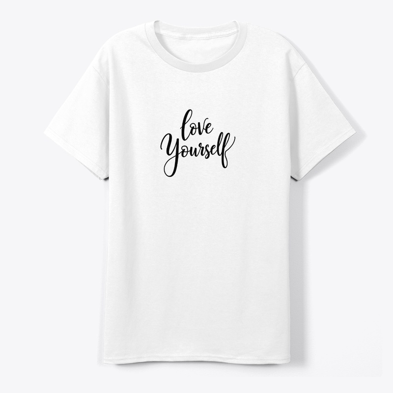 “Love Yourself” Handwritten Elegance Tee