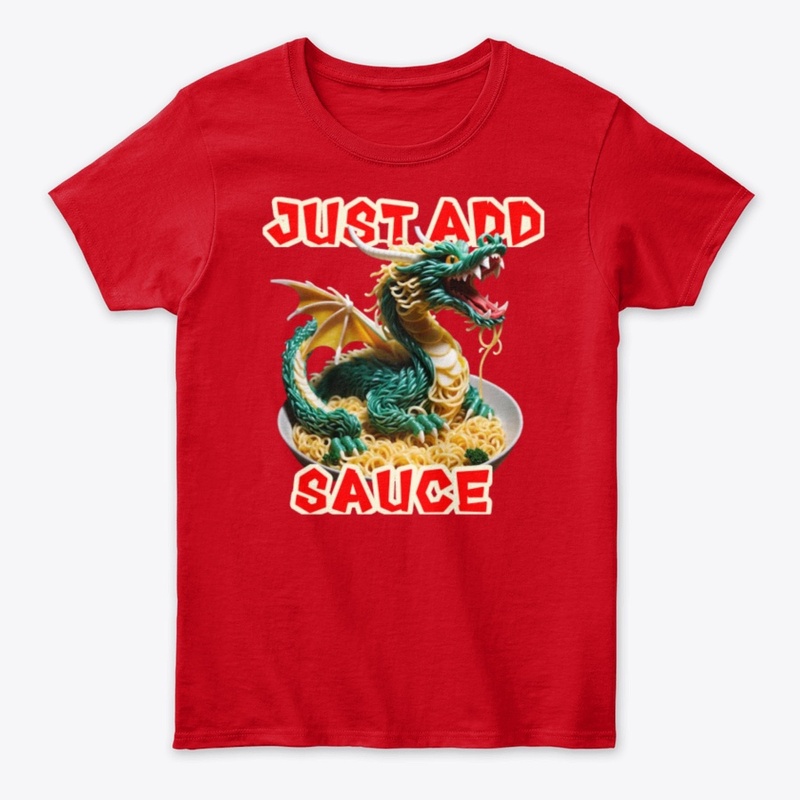 Just add sauce funny dragon noodles 
