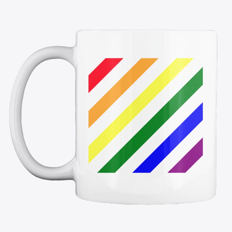 LGBT+ Flag (Diagonal Stripes)