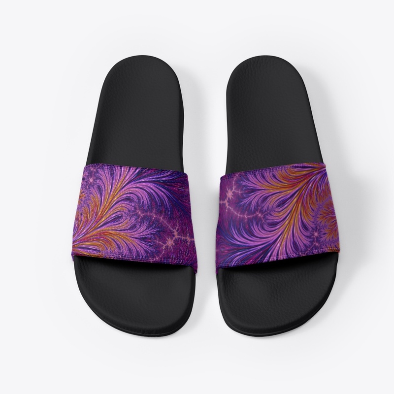 Boho Funky Abstract Feather Fractal