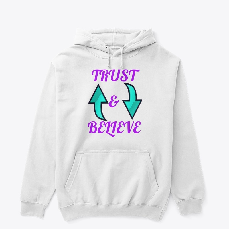 Trust and Believe Quotes Tee with Arrows
