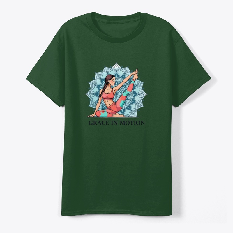 Grace in Motion –Yoga Pose T-Shirt