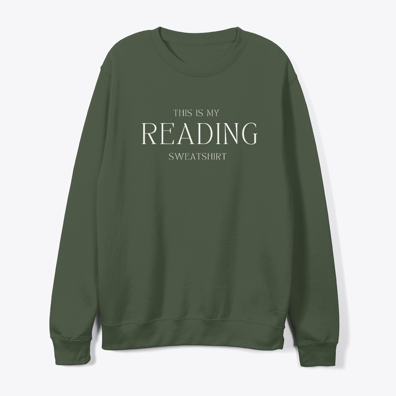 This is my reading sweatshirt!