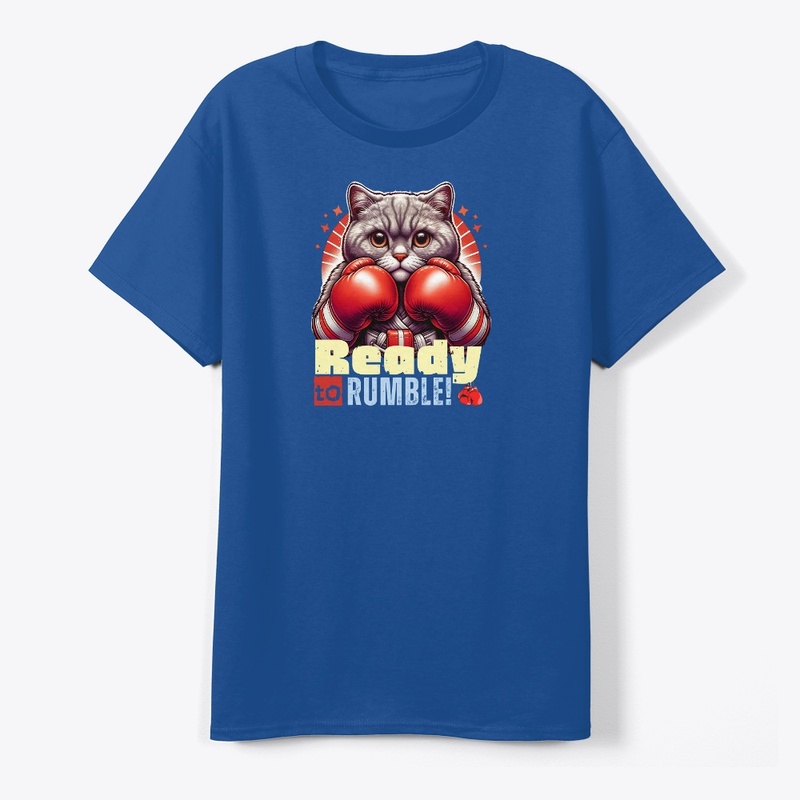 Ready to Rumble Boxing Cat Tee