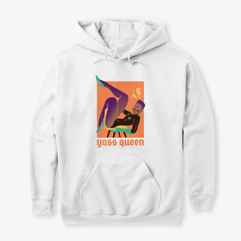YASS QUEEN HOODIE (front only)