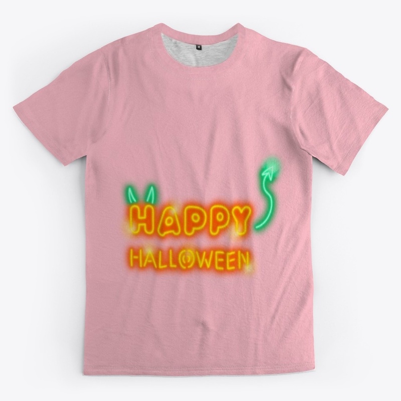 HAPPY HALLOWEEN WITH NEON COLORS