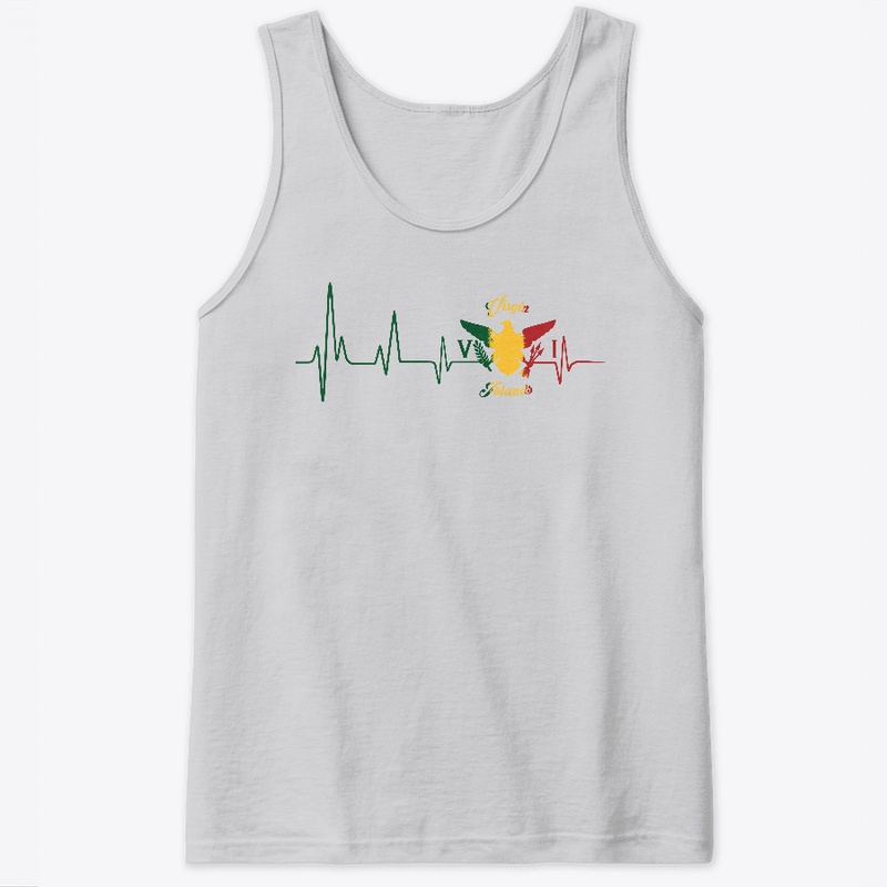 VIRGIN ISLANDS HEART BEAT TEE