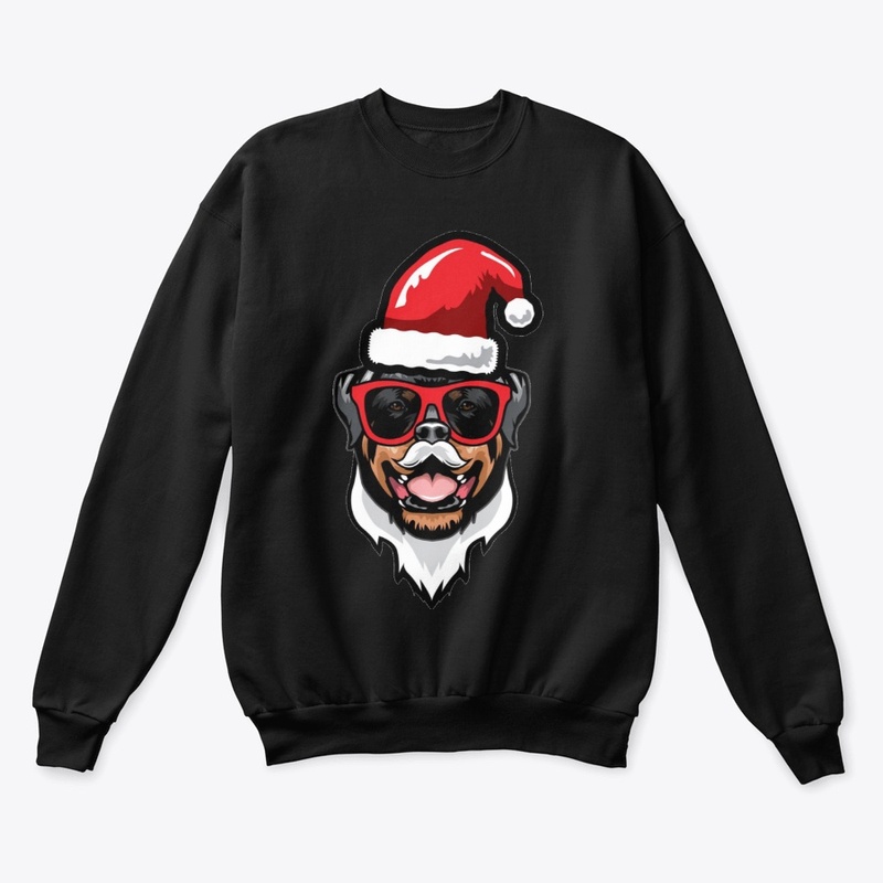 Santa Rottweiler 