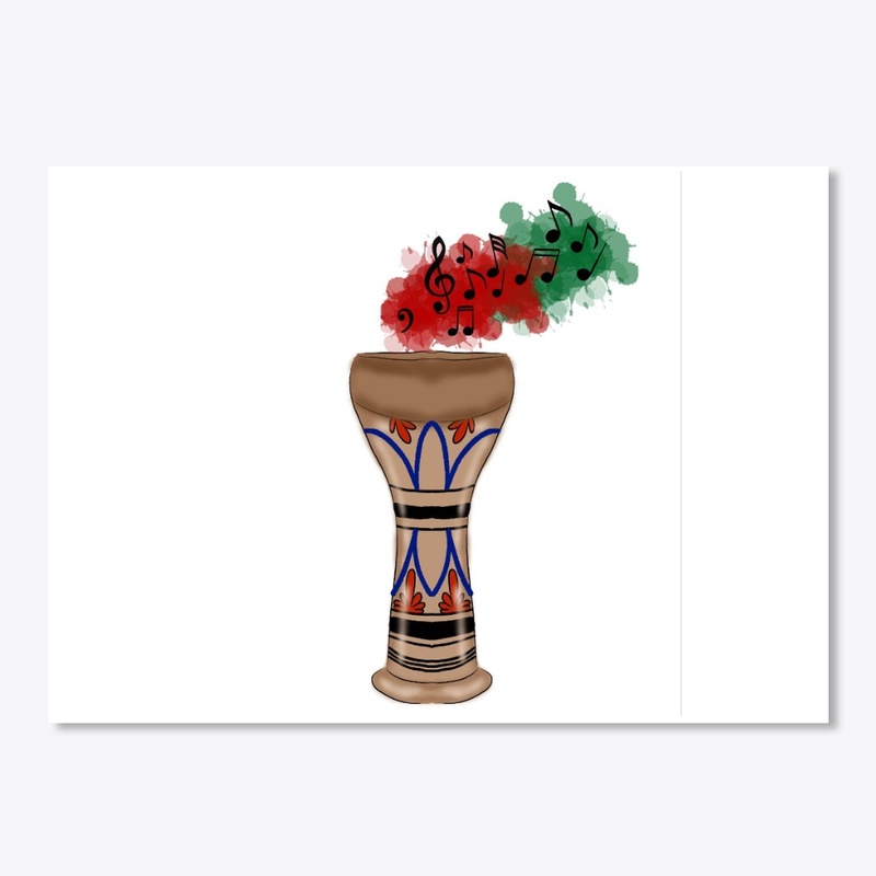 moroccan taarija (drum)