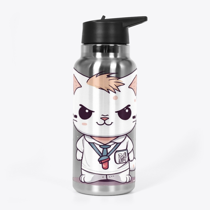 Angry Cat Cartoon Design