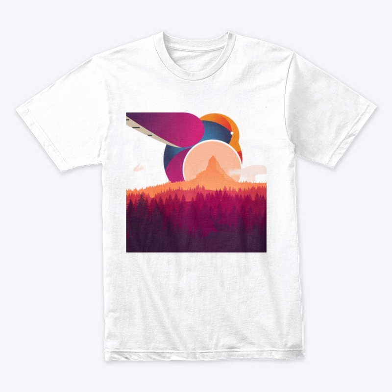 Setting Crescent Bird