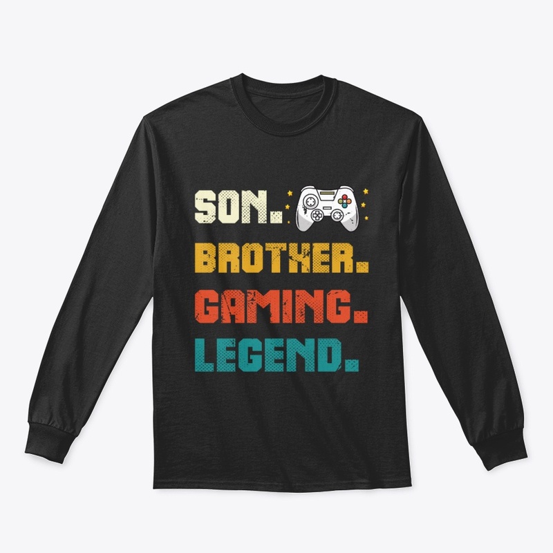 SON BROTHER GAMING LEGEND. Gamer T-Shirt