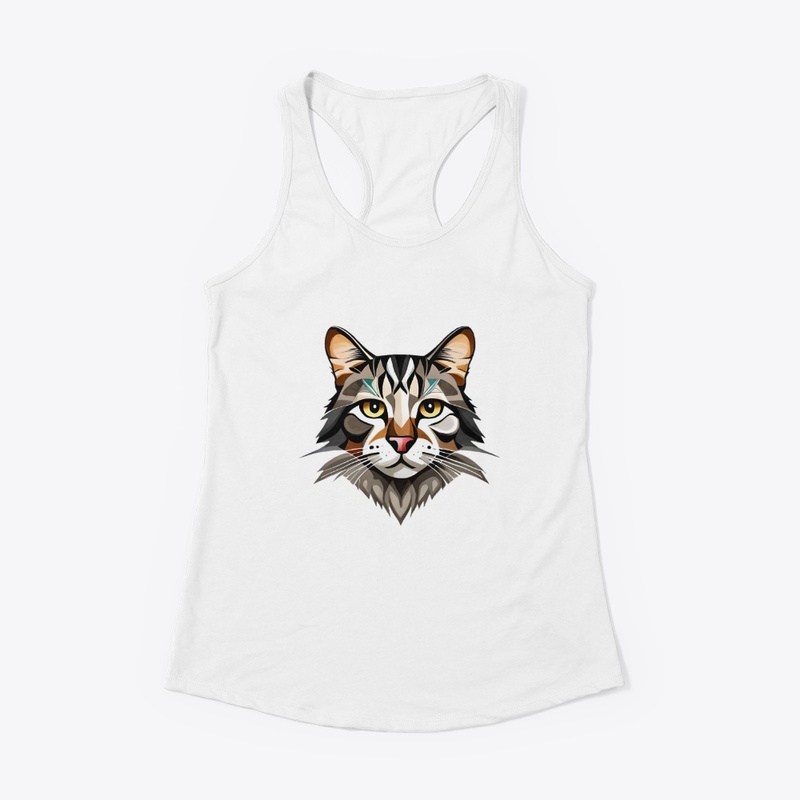 Cat head t-shirt and hoddie (customised)