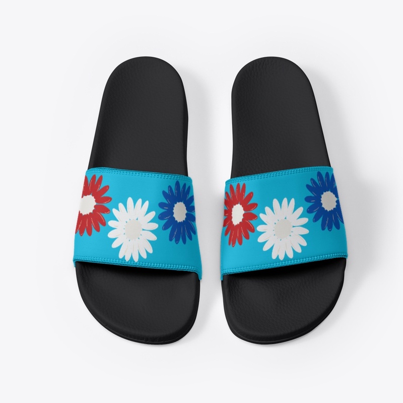 RED WHITE BLUE Flowers
