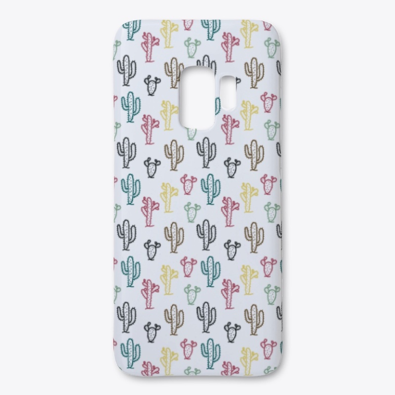  Cute Seamless Pattern with Cactus
