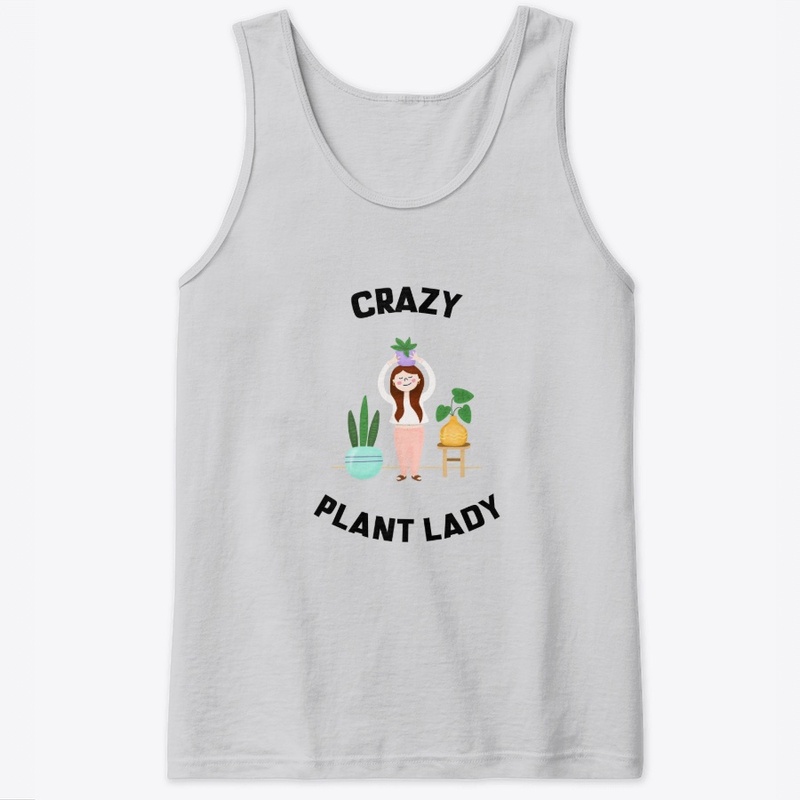 Crazy Plant Lady - Slogan Tee