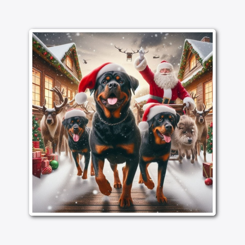 Rottweiler Christmas Joy