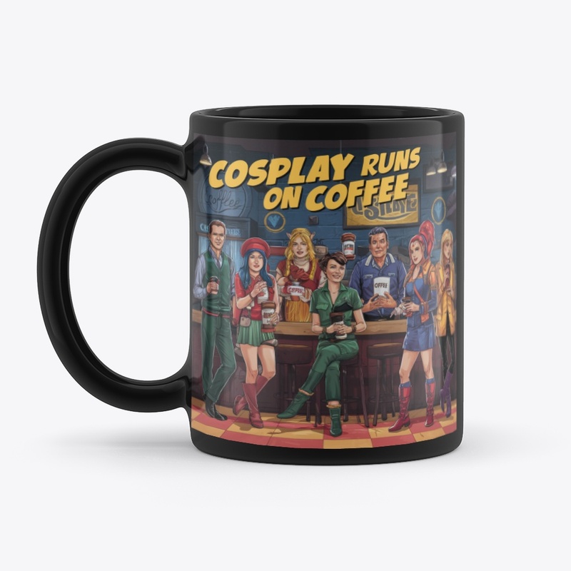 "Cosplay Caffeine Crew" Mug