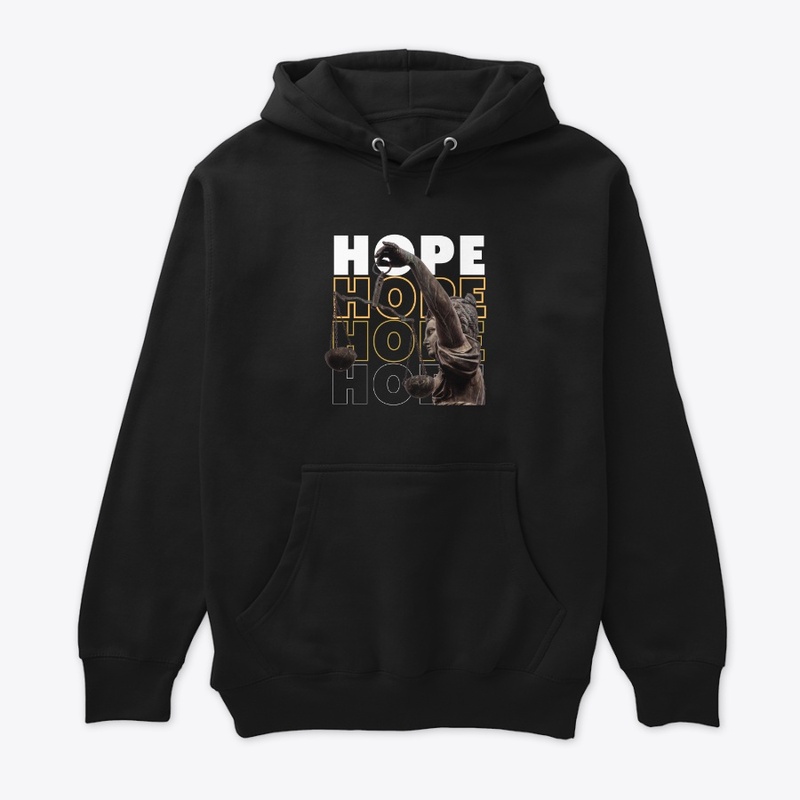 Black and yellow modern hope T Shirt