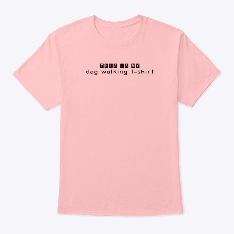 dog walking TSHIRT