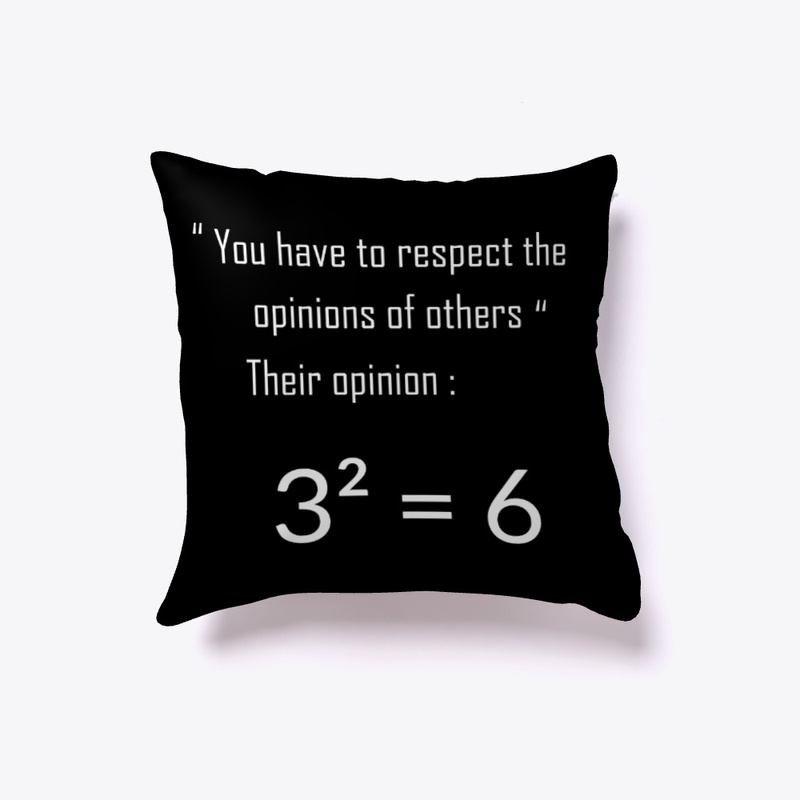 Respect the opinions of others