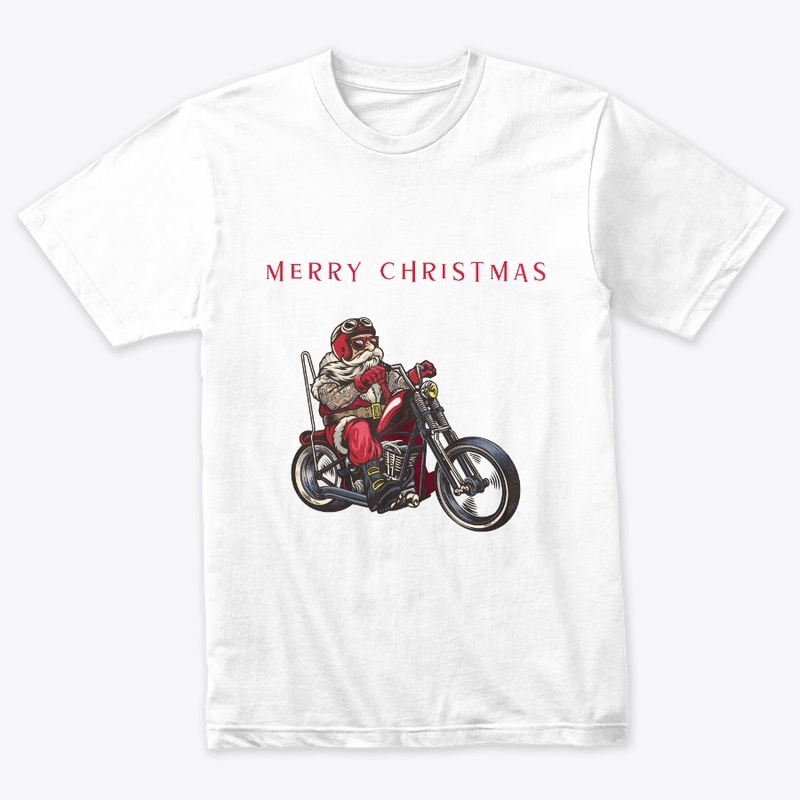MERRY CHRISTMAS  BIKER SANTA