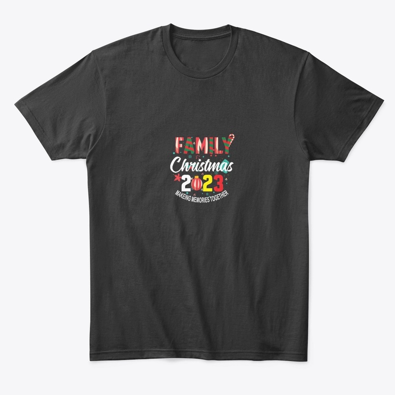 Family christmas 2023 vector design 