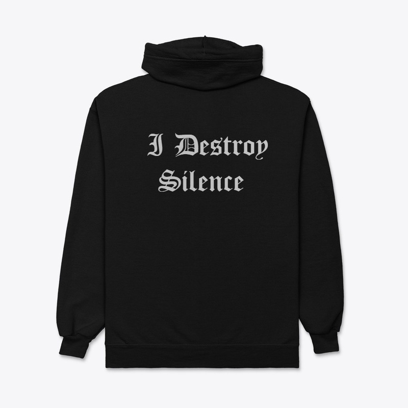 I Destroy Silence Unisex Zip Hoodie