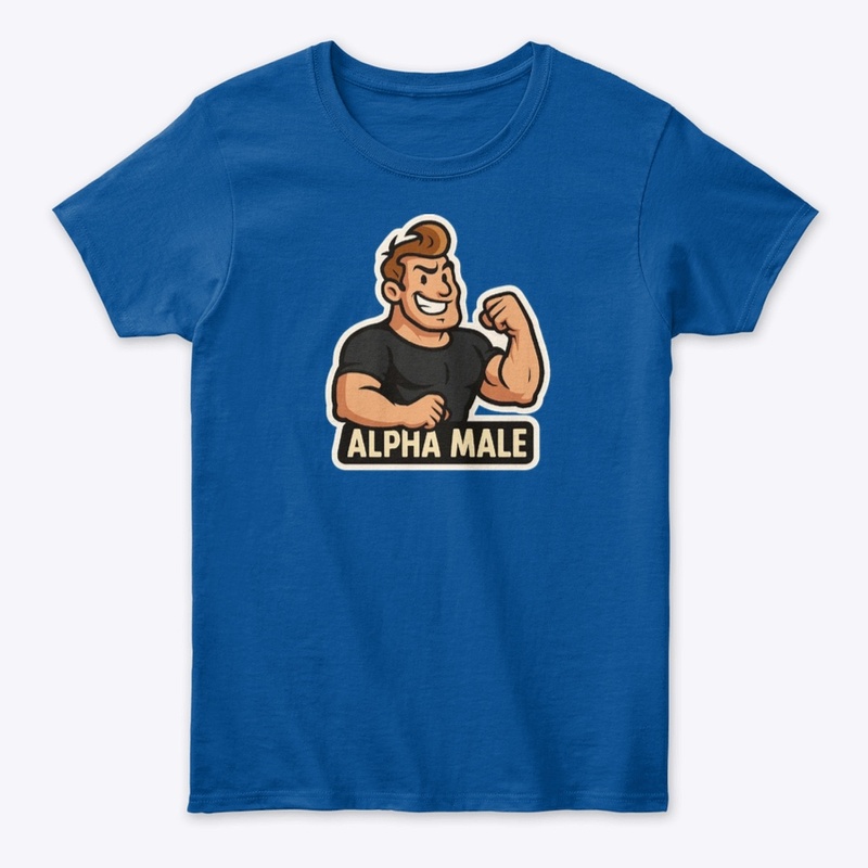 Alpha Male Wolf Power Sticker
