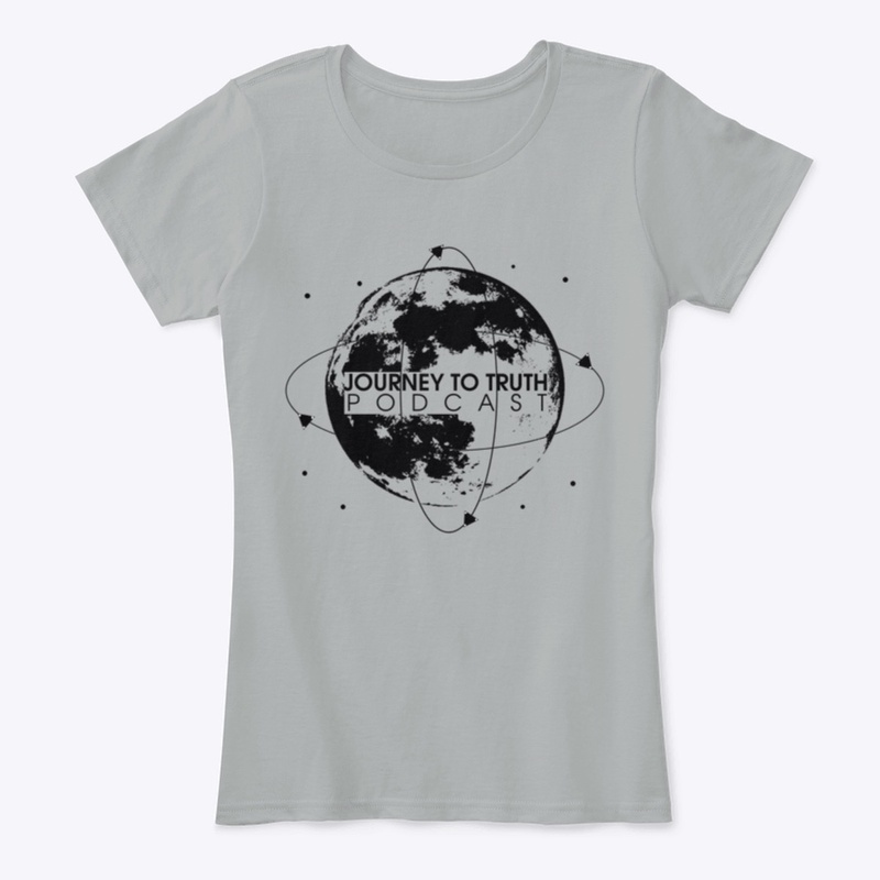 Women's Moon Tee (Black Logo)