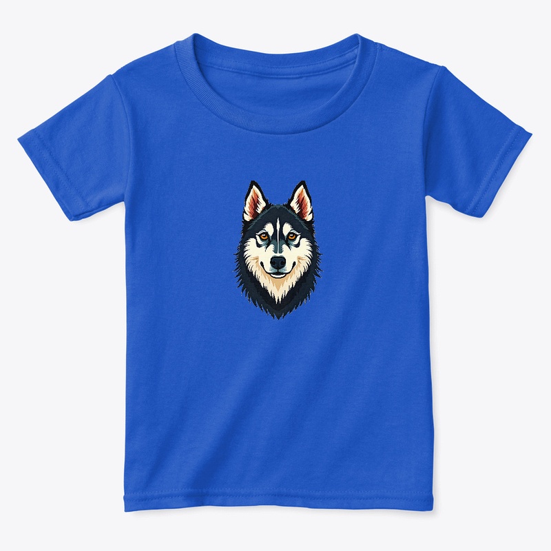 Beautiful Siberian Husky Illustration
