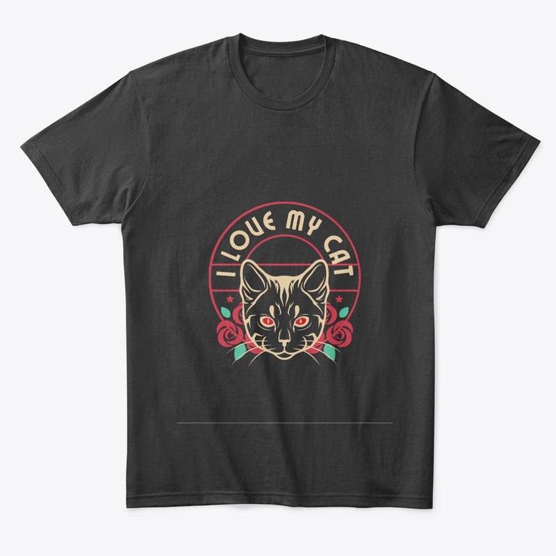 Comfort Tee ("I Love My Cat")