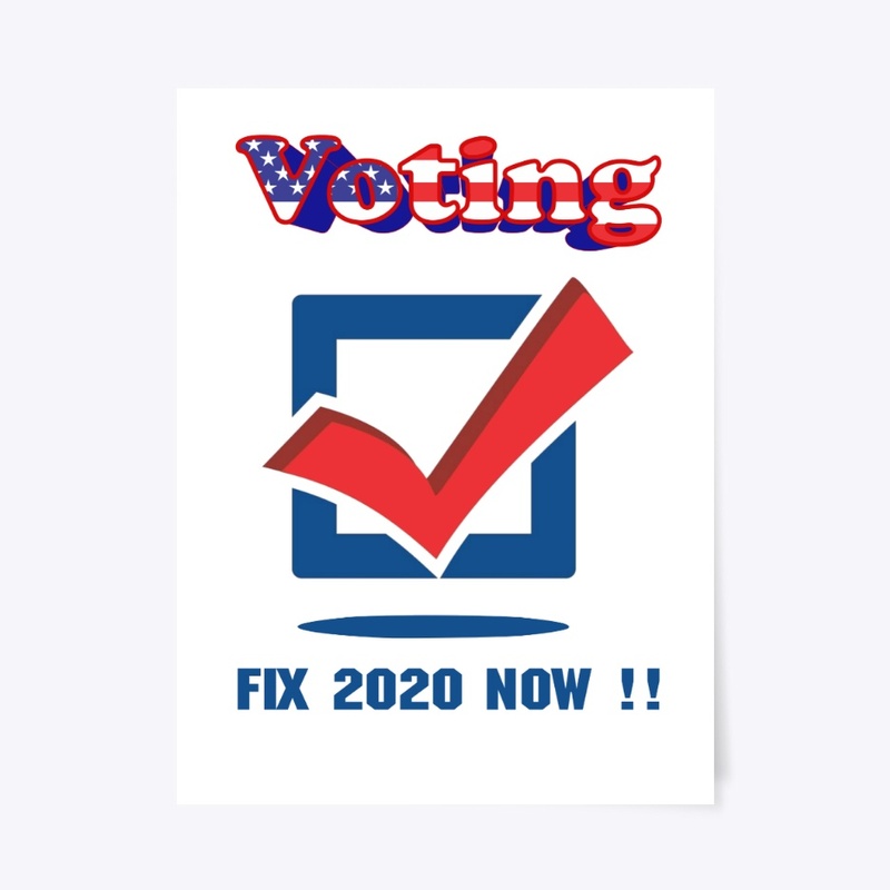 Bold Voting - Fix 2020 Now!! Design