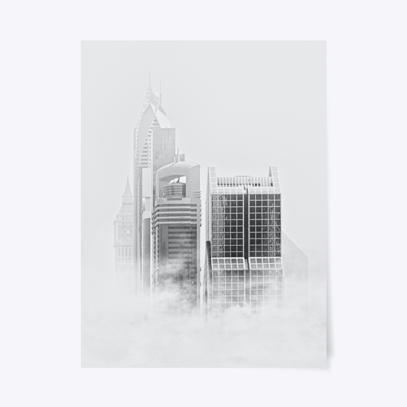 White building Poster