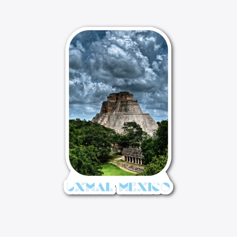 Uxmal Mexico Mayan Ruins Main Pyramid