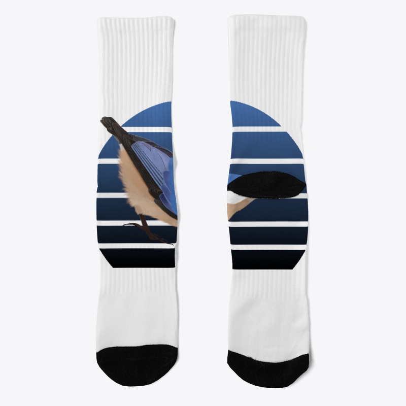 jz.birds Nuthatch Bird Animal Art