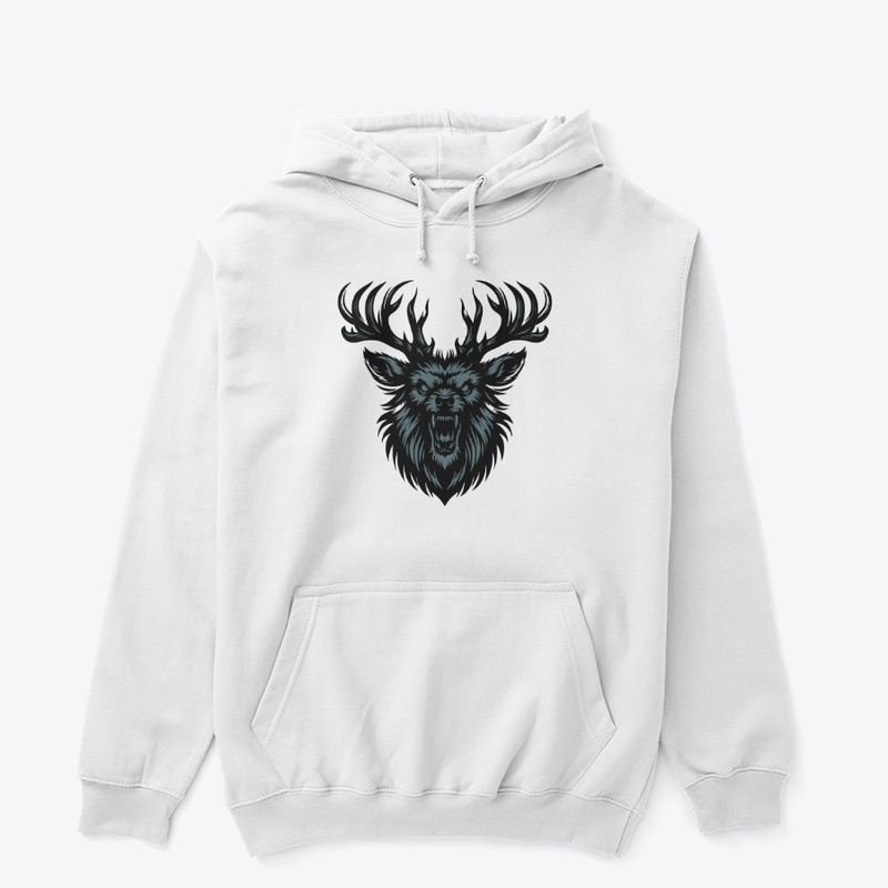 Striking Deer Head Design