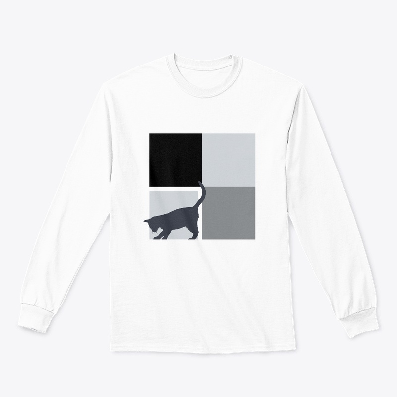 Angular Feline Silhouette