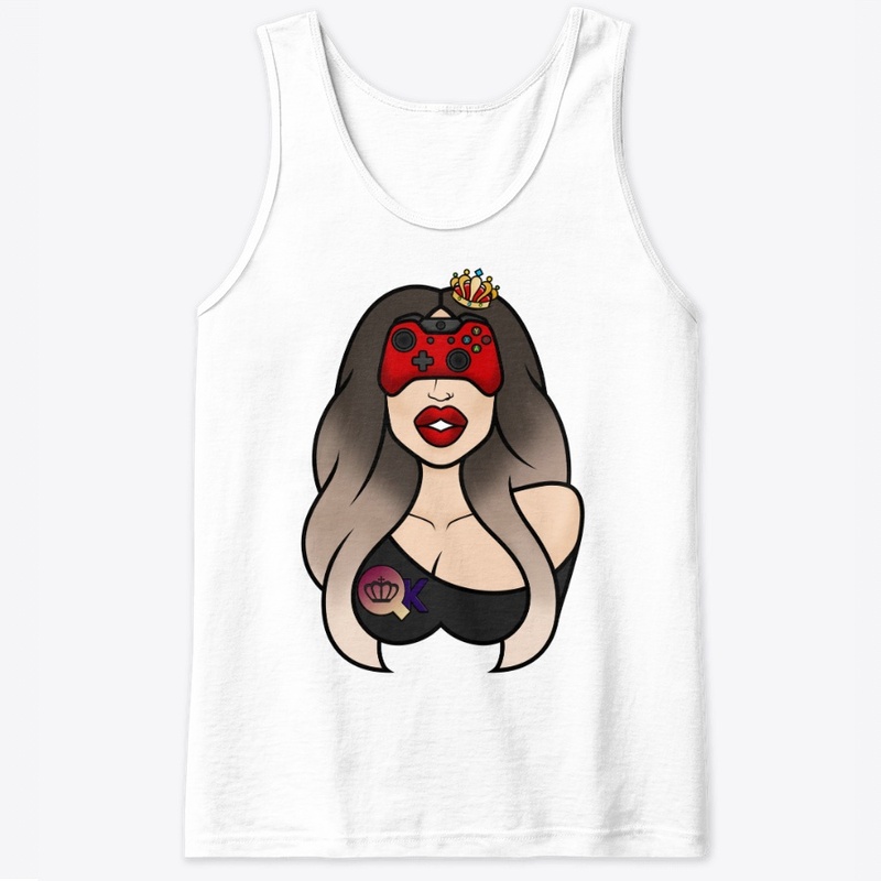 QueenieKris  Game Queenie  Logo Wht