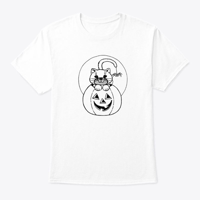 "Halloween Cat & Pumpkin Coloring Fun"